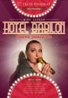 Hotel Babilon- plakat ze spektaklu z obsadą